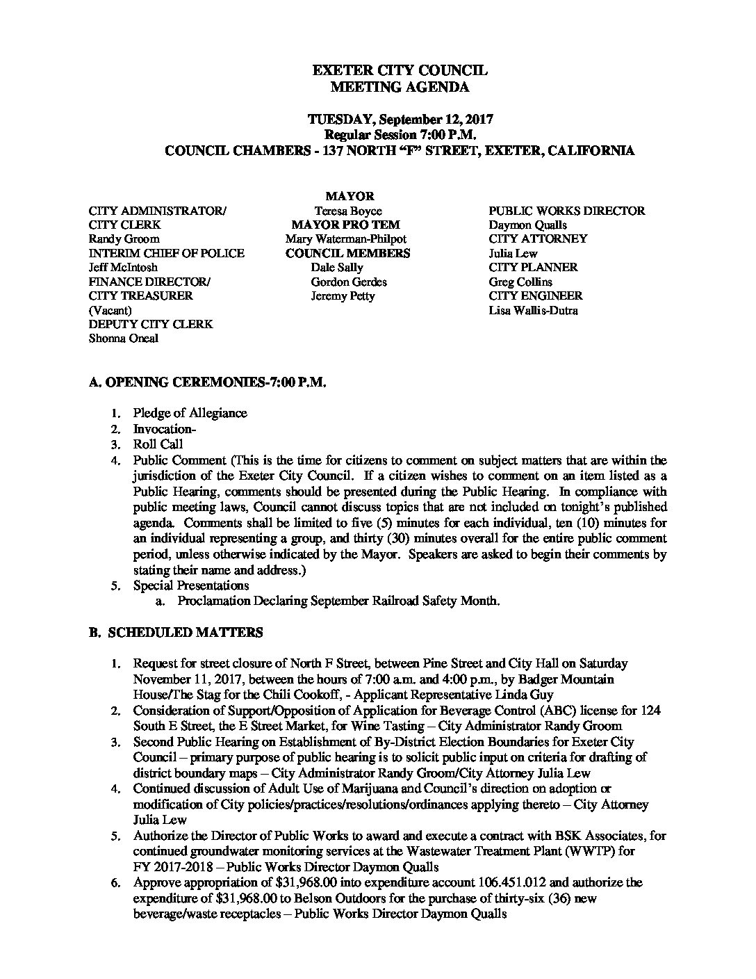 CC Agenda SEP 12 2017