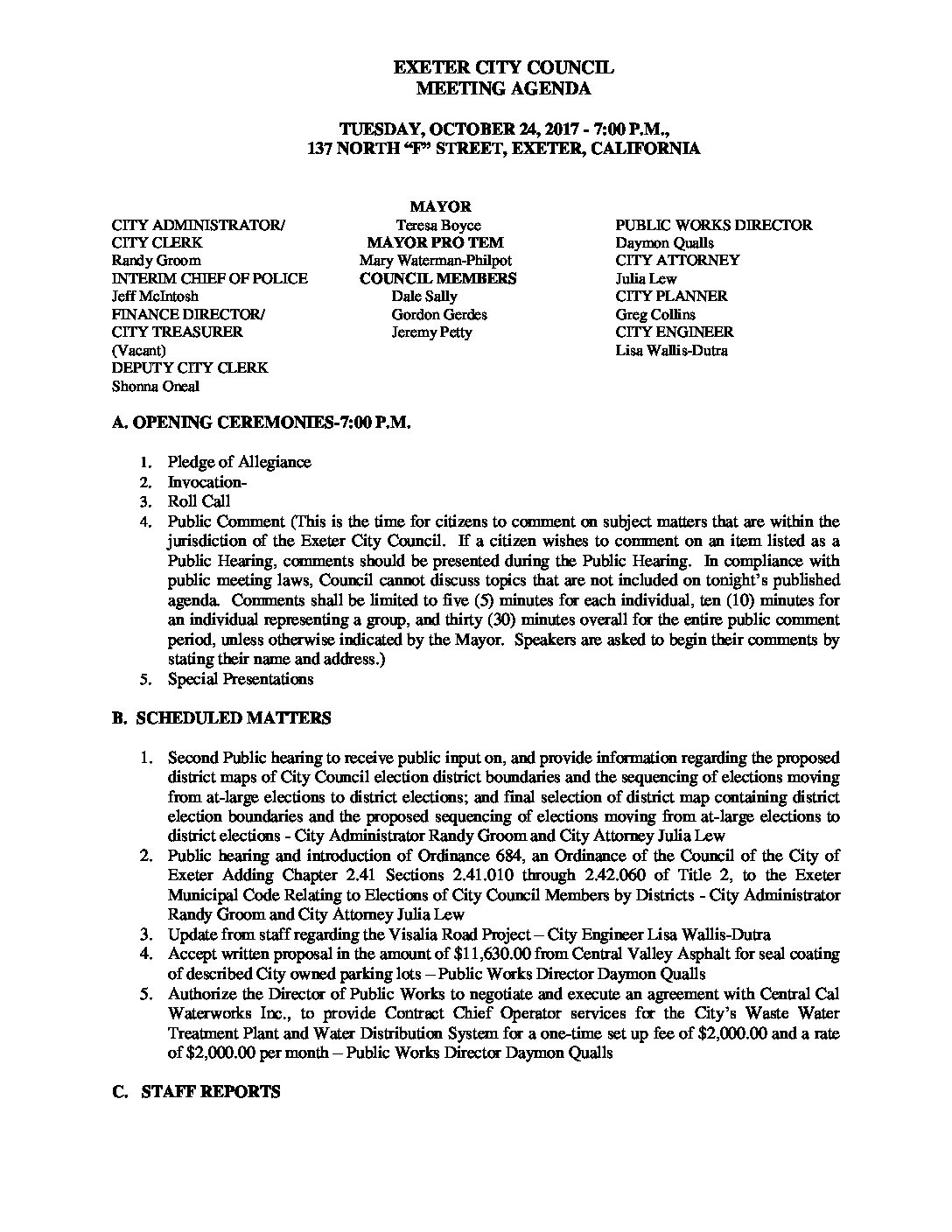 CC Agenda OCT 24 2017