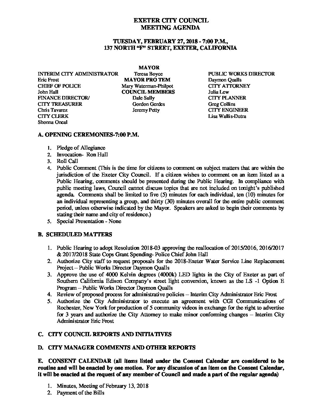 CC Agenda 022718
