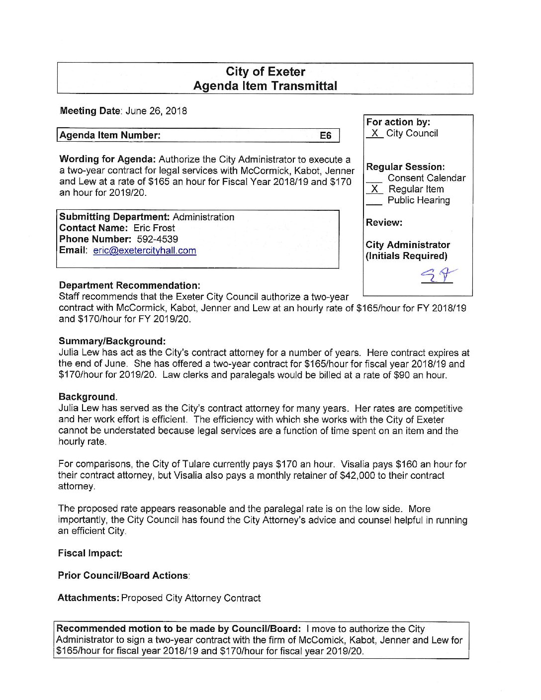 CC Staff Reports 062618 2 of 2