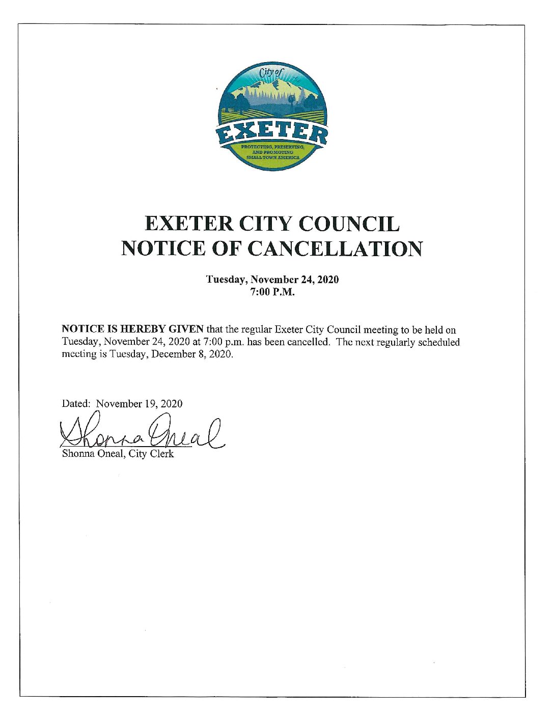 CC Ntc of Cancellation November 24 2020 1
