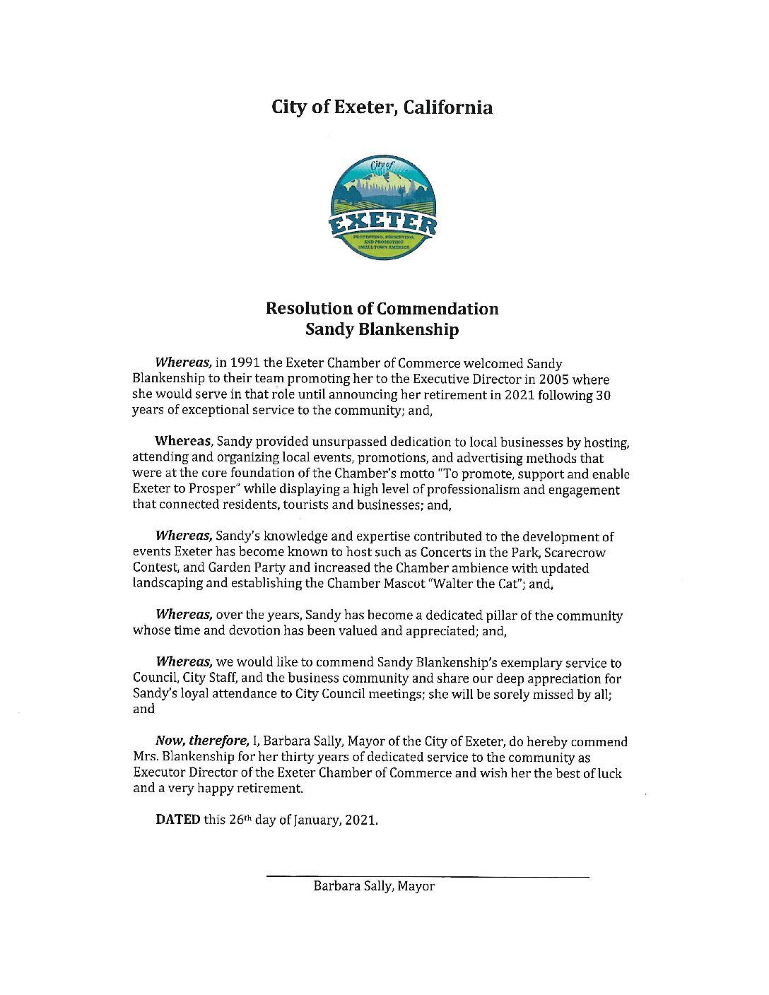 CC Staff Reports January 26 2021