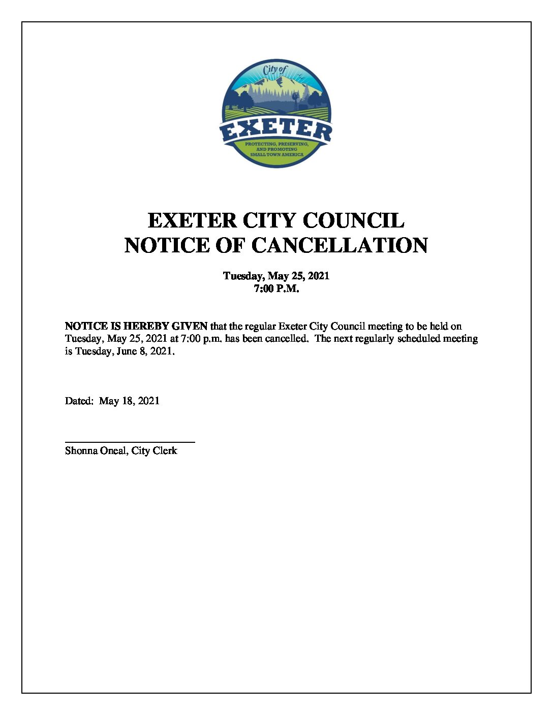 CC Ntc of Cancellation May 25 2021 1