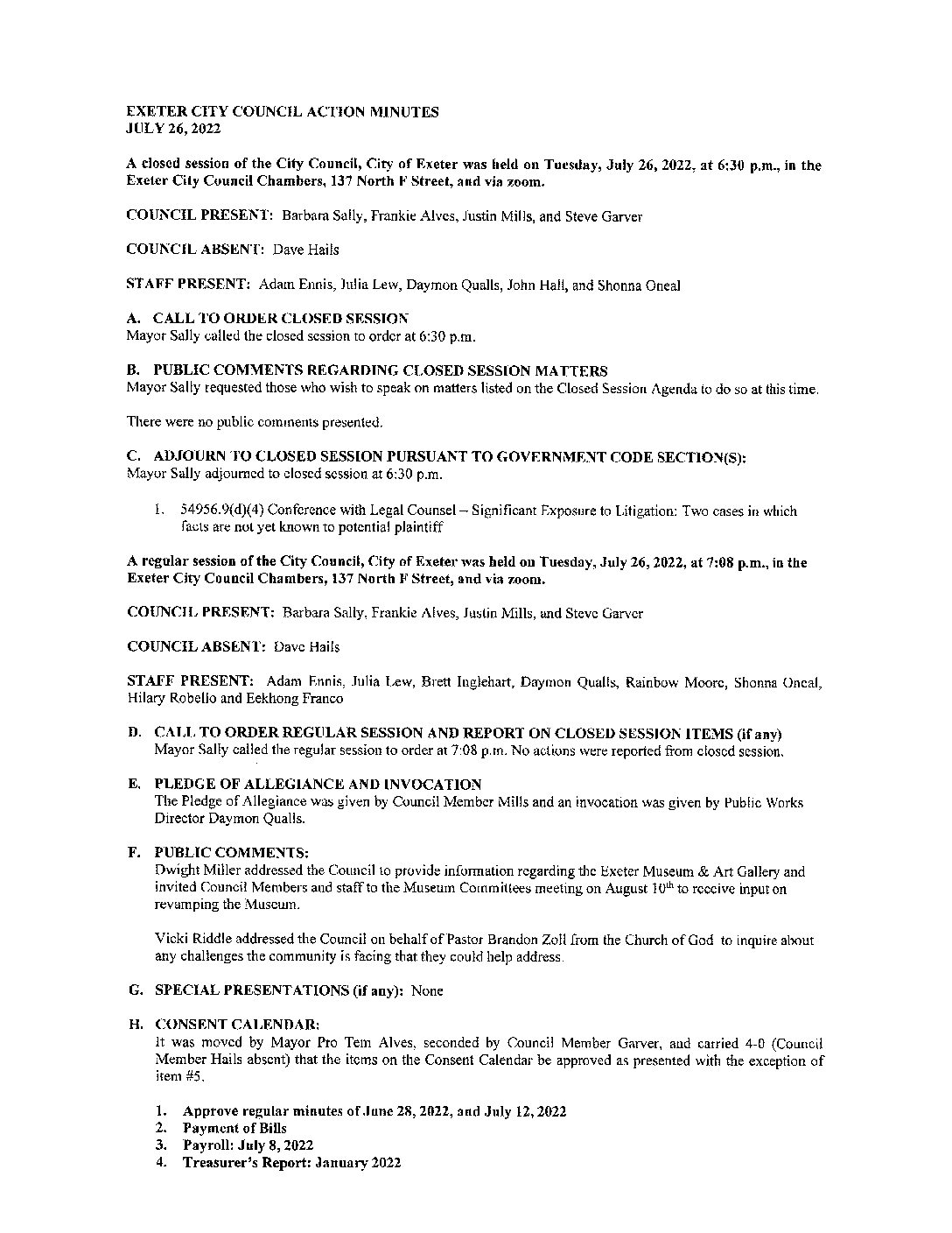 CC Staff Reports August 23 2022